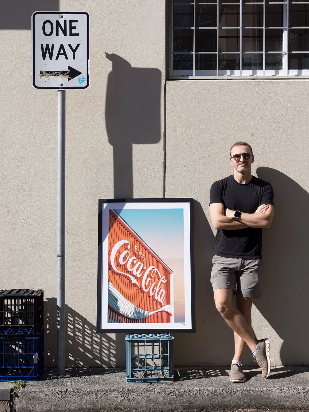 Coke Sign 01 - Wall Art Print