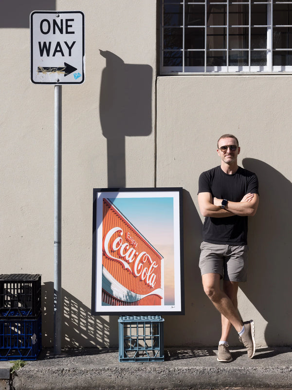 Coke Sign 01 - Wall Art Print