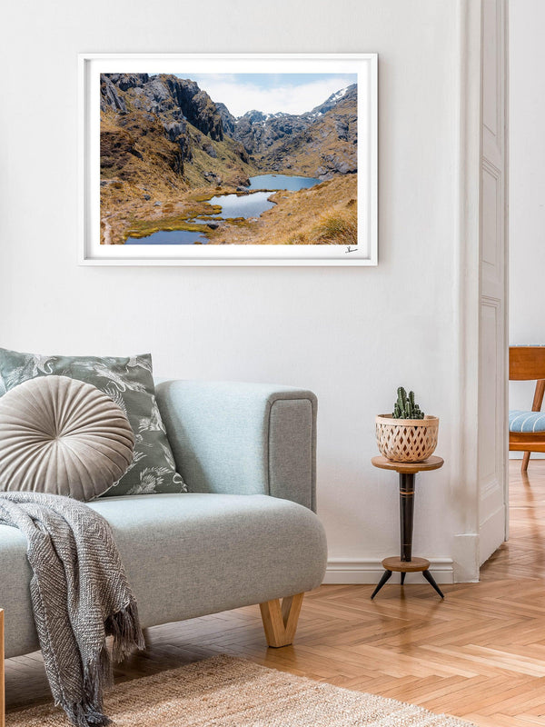 Harris Saddle Pass 01 – New Zealand Wall Art Print