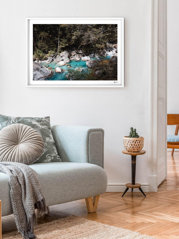 Routeburn River – New Zealand Wall Art Print