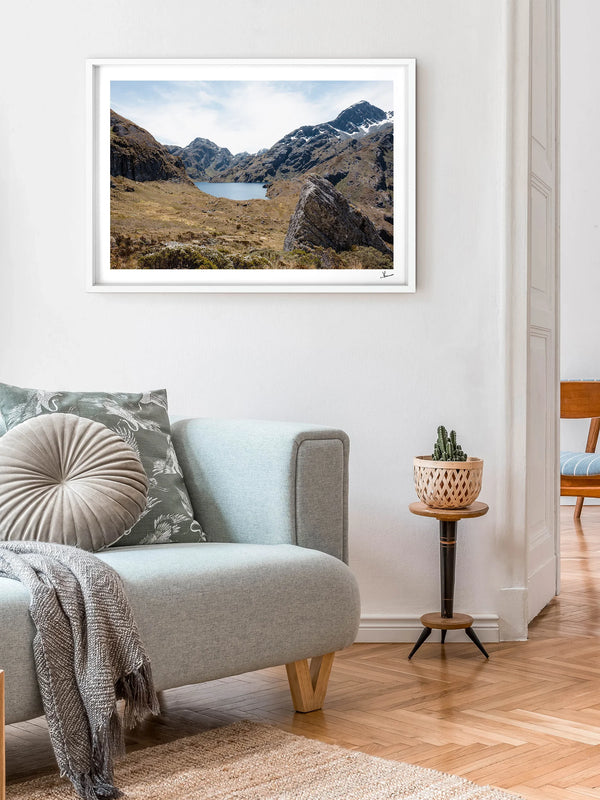 Lake Harris 01 – New Zealand Wall Art Print