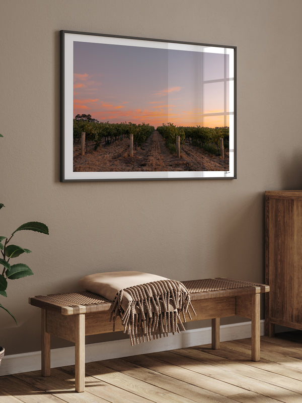 Barossa Valley First Light – South Australia Wall Art Print
