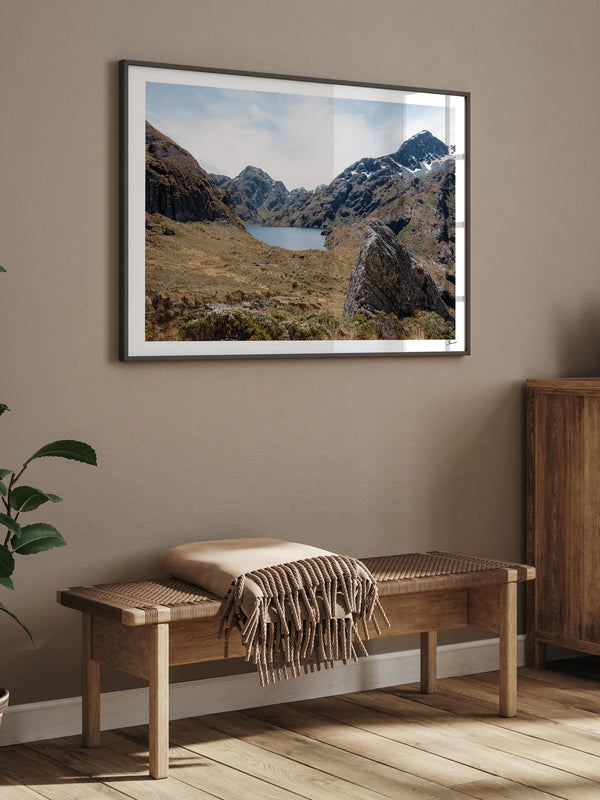 Lake Harris 01 – New Zealand Wall Art Print