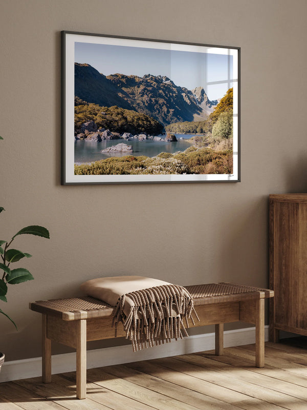 Lake Mackenzie – New Zealand Wall Art Print