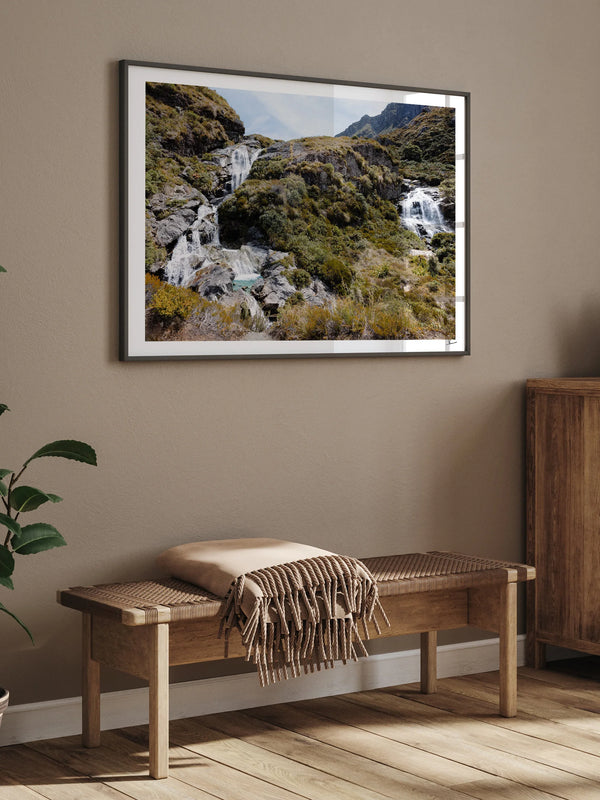 Routeburn Falls – New Zealand Wall Art Print