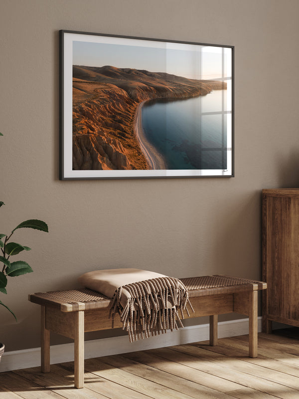 Sellick Beach 04 – Sunset – South Australia Wall Art Print