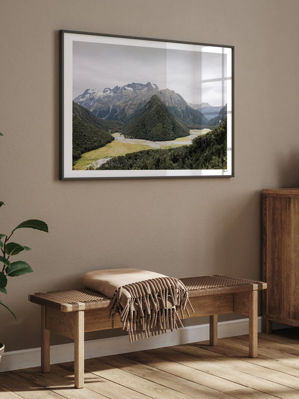 Routeburn Flats 01 – New Zealand Wall Art Print