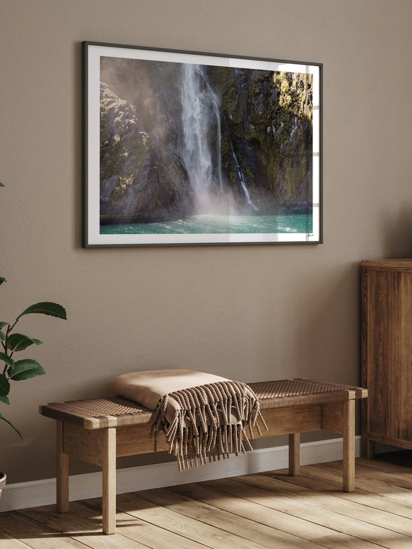 Stirling Falls 03 – Milford Sound New Zealand Wall Art Print
