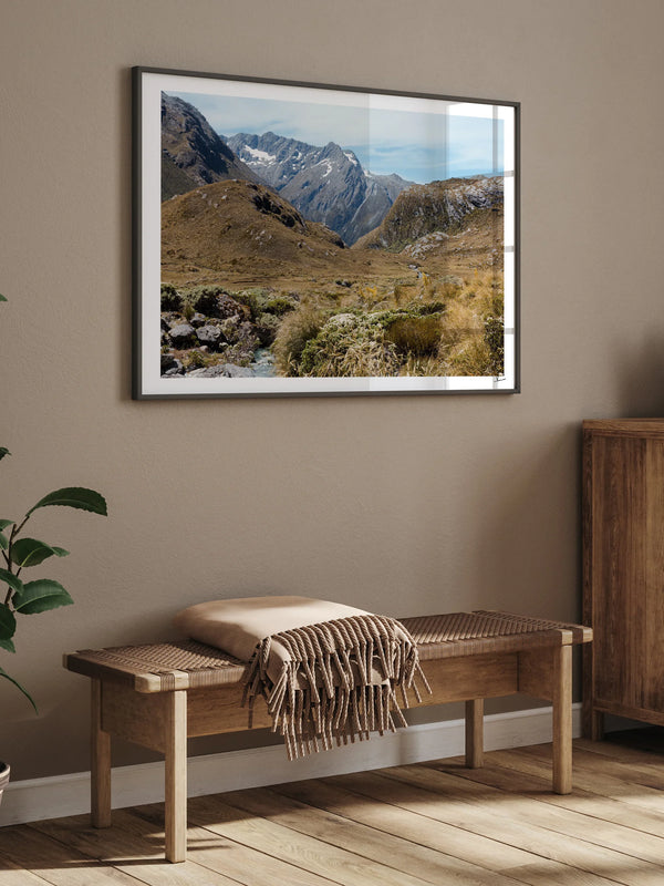 Harris Saddle Pass 02 – New Zealand Wall Art Print