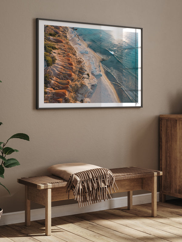 Golden Contours – South Australia Wall Art Print