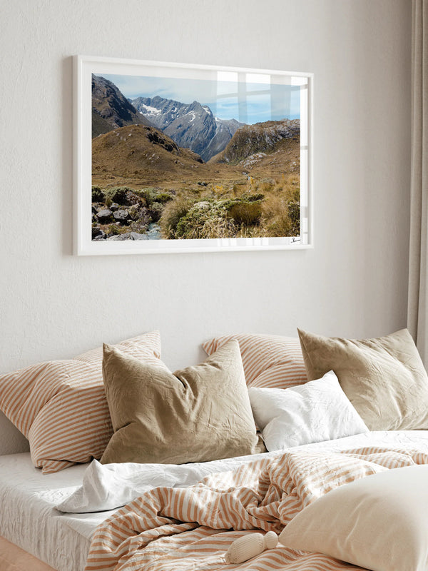 Harris Saddle Pass 02 – New Zealand Wall Art Print