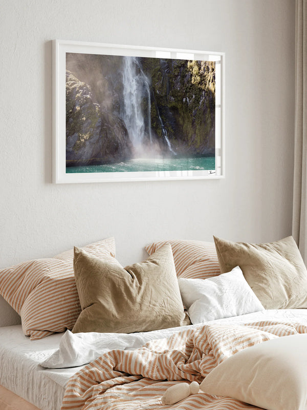 Stirling Falls 03 – Milford Sound New Zealand Wall Art Print