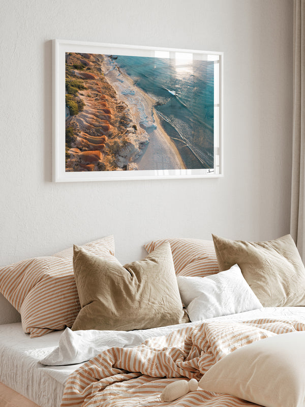 Golden Contours – South Australia Wall Art Print