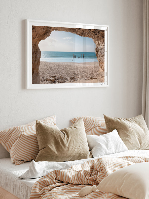 Port Willunga Jetty Pylons 01 – South Australia Wall Art Print