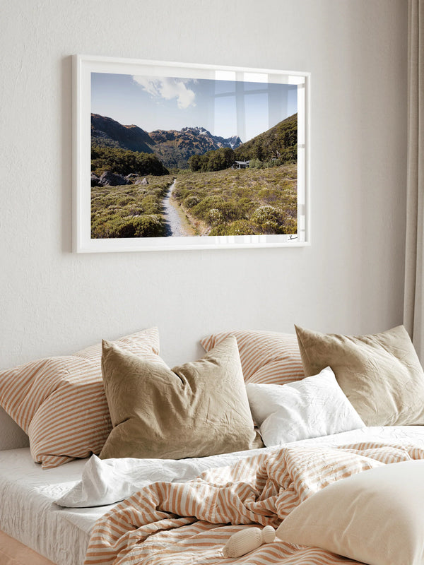 Arriving at Mackenzie Lodge – New Zealand Wall Art Print