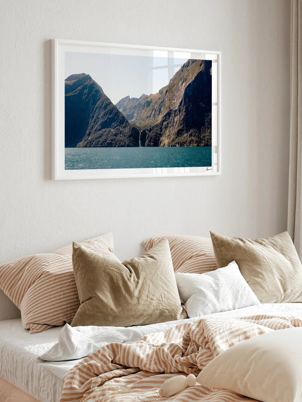 Stirling Falls 01 – Milford Sound New Zealand Wall Art Print