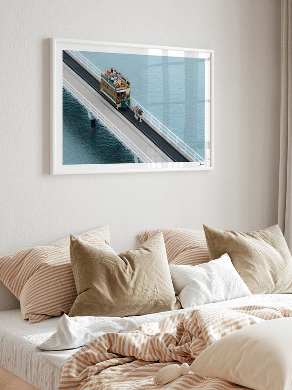 Victor Harbor Horse Drawn Tramway – South Australia Wall Art Print