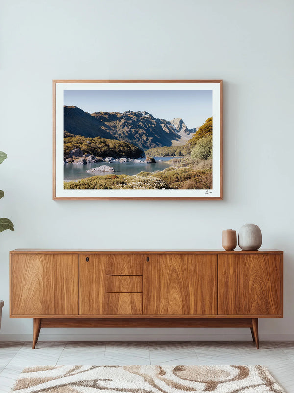 Lake Mackenzie – New Zealand Wall Art Print