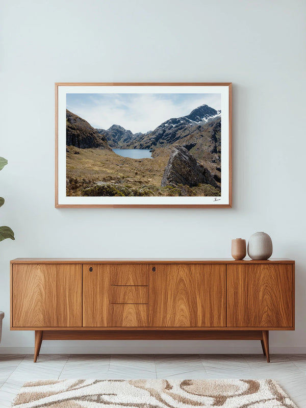 Lake Harris 01 – New Zealand Wall Art Print
