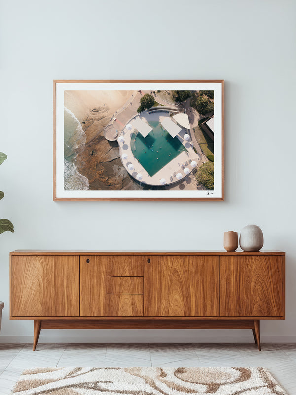 Kings Beach Pool 01 – Sunshine Coast Wall Art Print