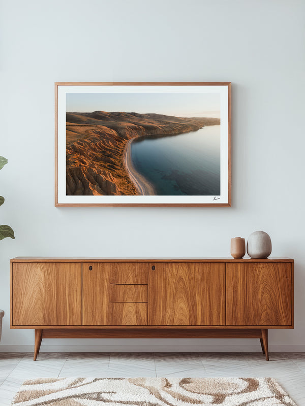 Sellick Beach 04 – Sunset – South Australia Wall Art Print
