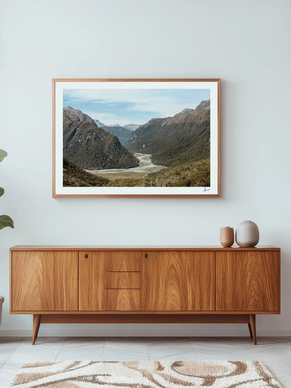 Routeburn Flats 02 – New Zealand Wall Art Print