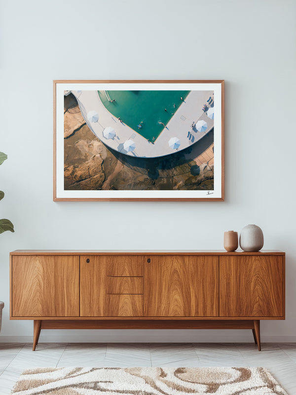 Kings Beach Pool 02 – Sunshine Coast Wall Art Print