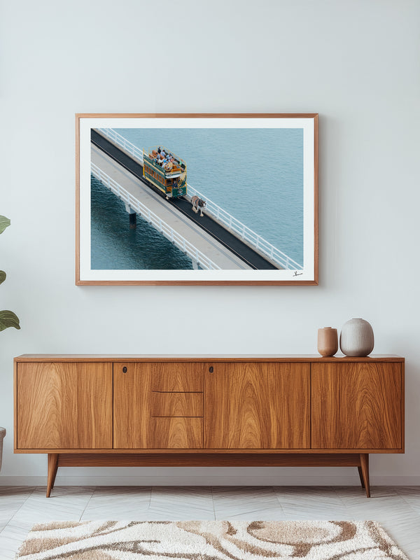 Victor Harbor Horse Drawn Tramway – South Australia Wall Art Print