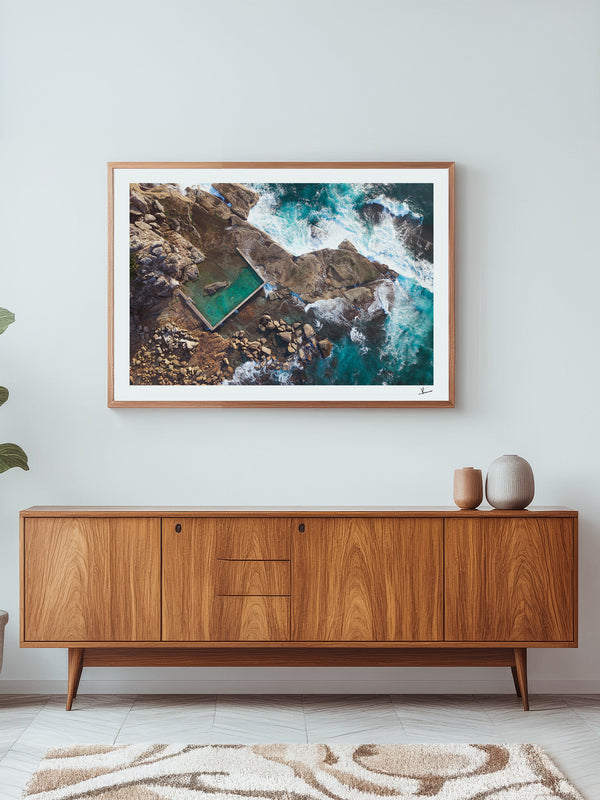 North Curl Curl Pool 01 - Wall Art Print