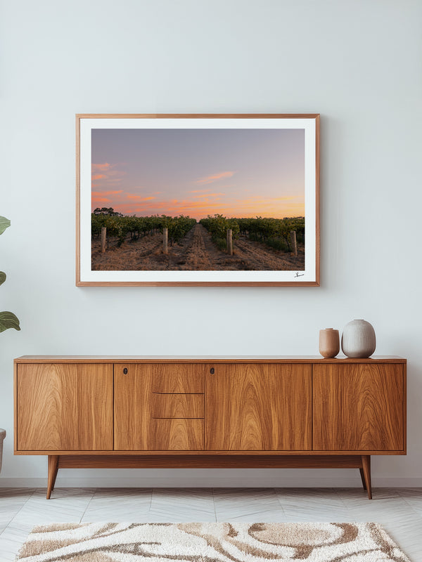 Barossa Valley First Light – South Australia Wall Art Print