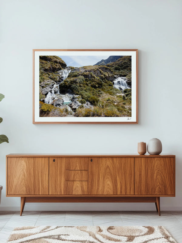 Routeburn Falls – New Zealand Wall Art Print