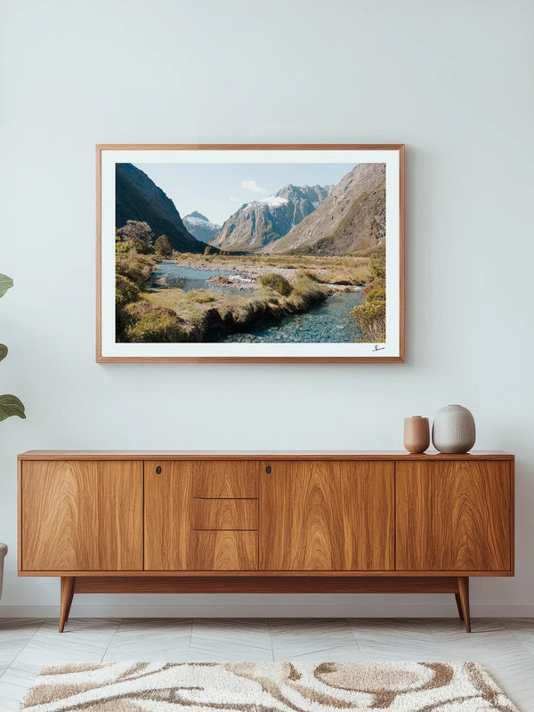 Fiordland Valley 02 – New Zealand Wall Art Print