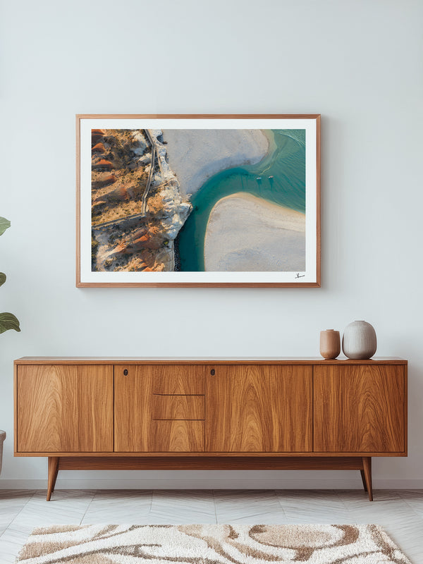 Onkaparinga River Mouth – South Australia Wall Art Print