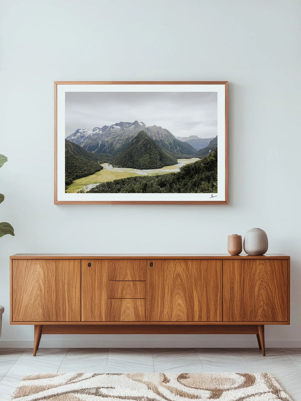 Routeburn Flats 01 – New Zealand Wall Art Print