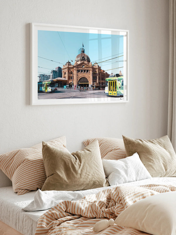 Flinders Street Station (day time) - Wall Art Print