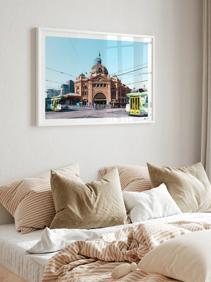 Flinders Street Station (day time) - Wall Art Print