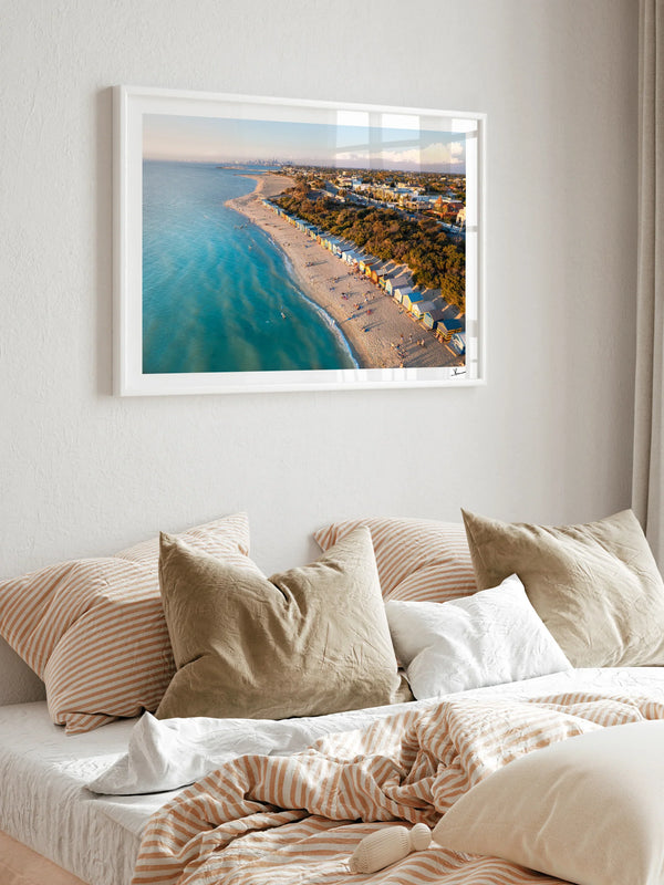 Brighton Bathing Boxes 02 - Wall Art Print