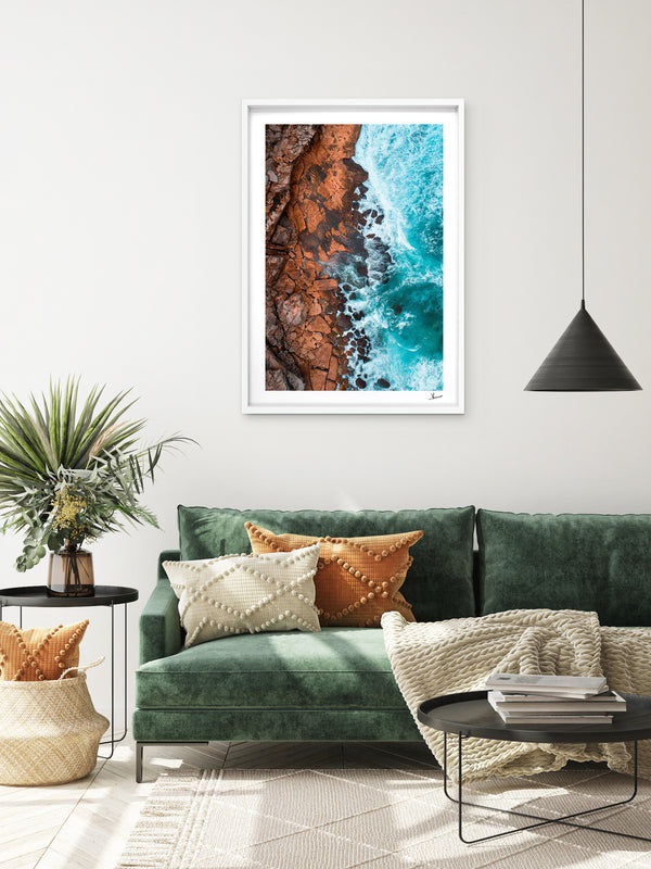 Salty Rock 01 - Wall Art Print