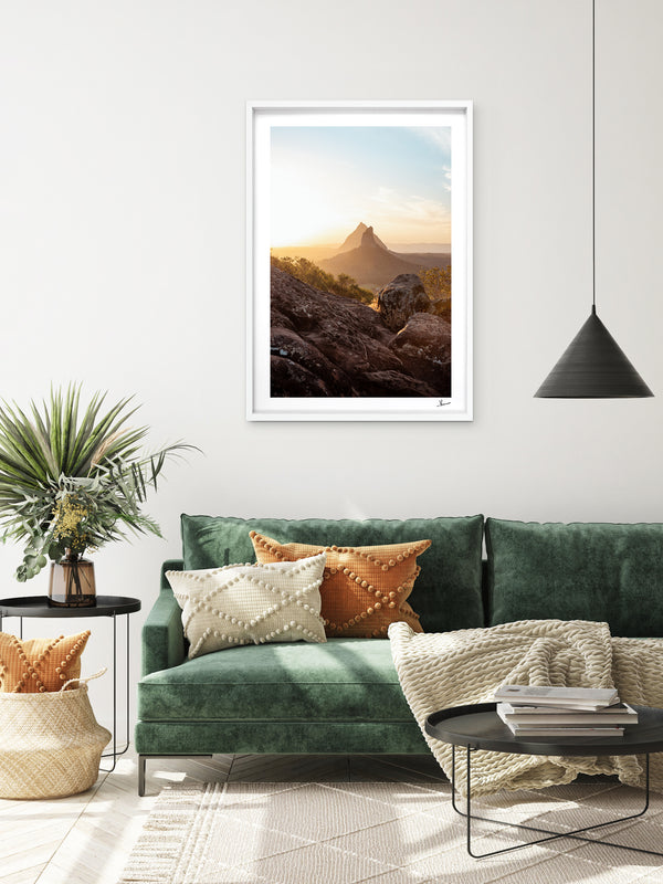 Glass House Mountains 01 - Wall Art Print