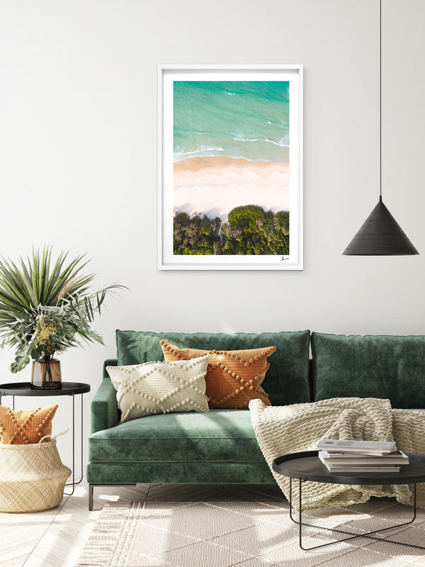 Noosa Main Beach 05 (North) - Sunshine Coast Wall Art Print