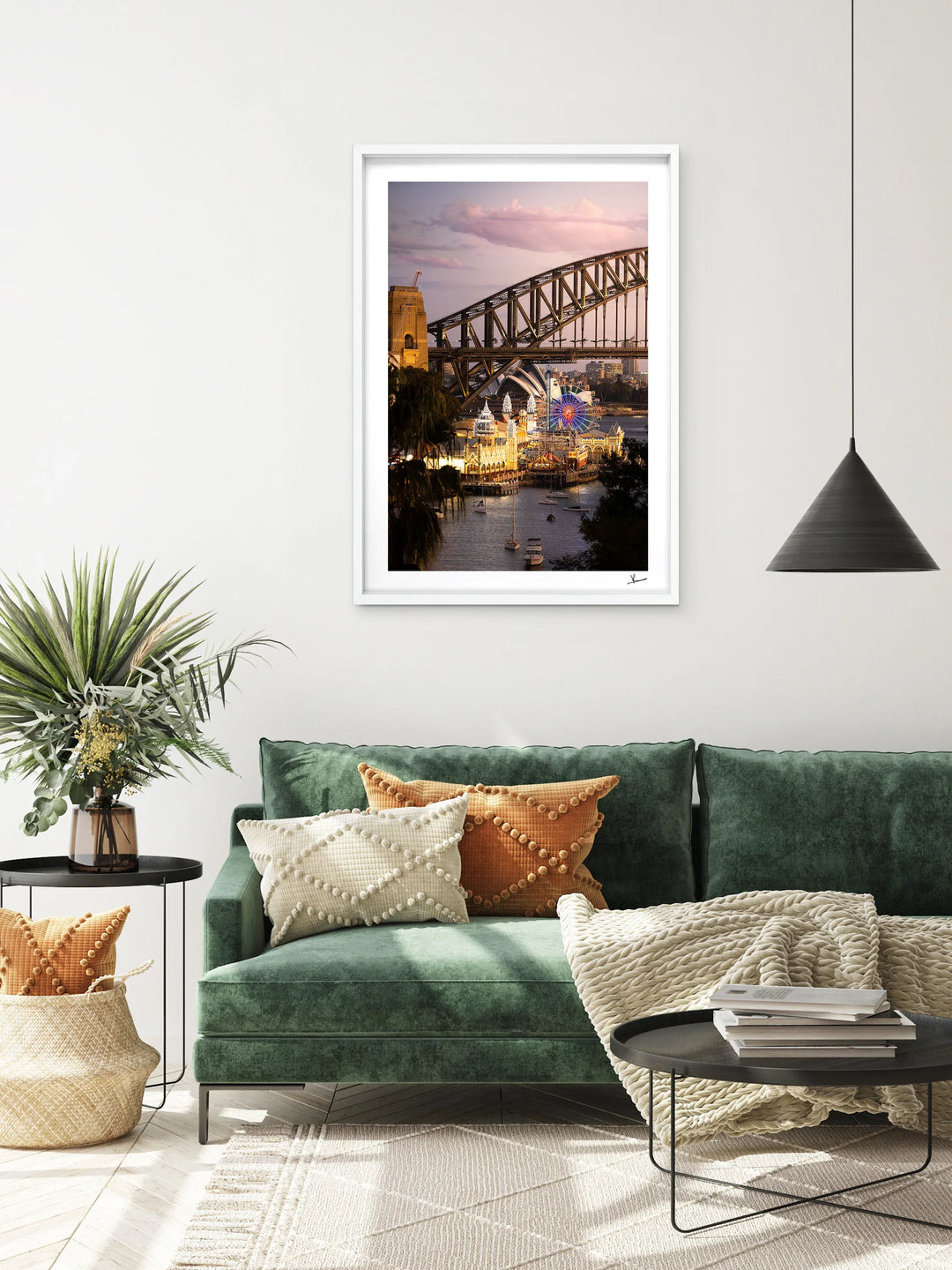 Luna Park 02 - Rainbow Ferris Wheel - Wall Art Print