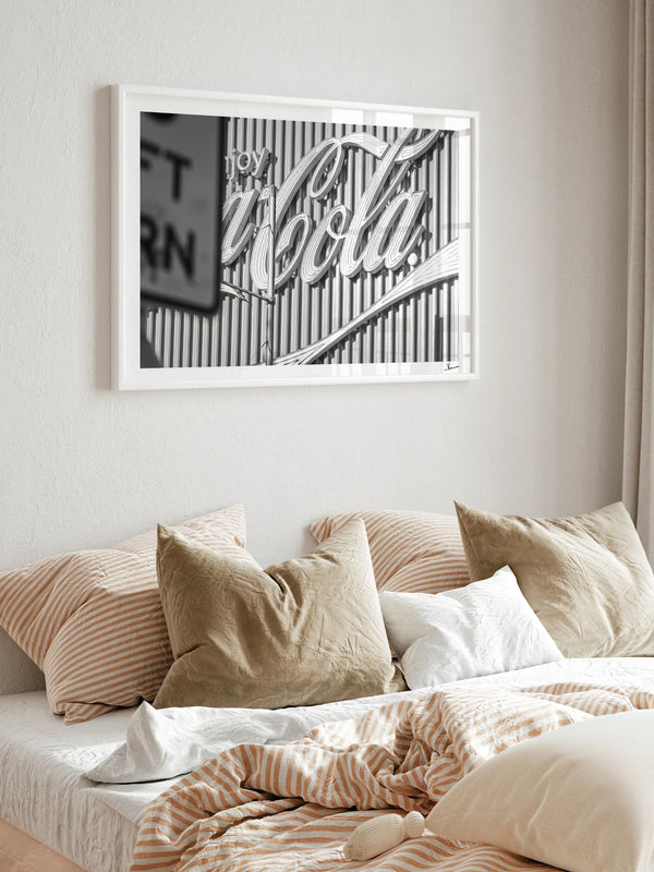 Coke Sign 02 - Wall Art Print