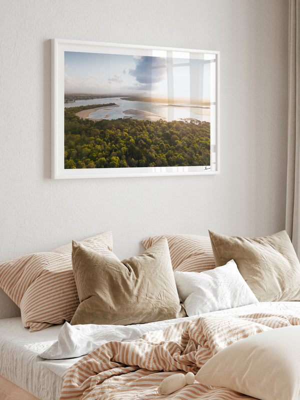 Sunset over Noosa River – Sunshine Coast Wall Art Print