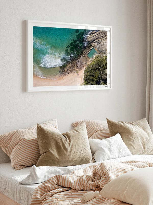Whale Beach Rock Pool 01 - Wall Art Print