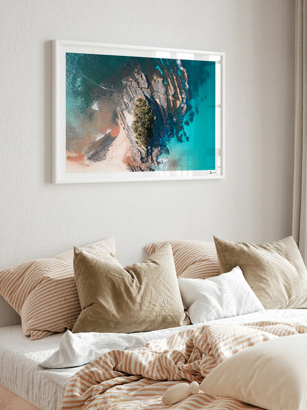 Hedgehog Island 01 (Seal Rocks) - Wall Art Print