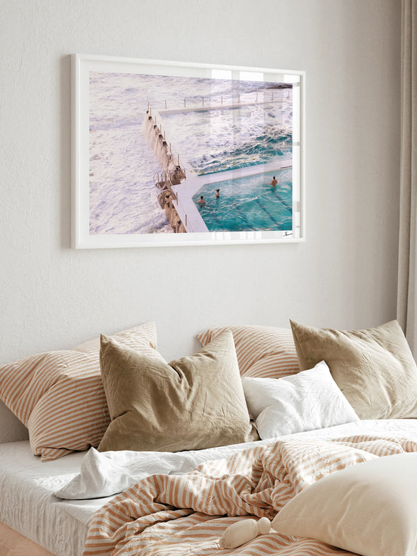 Bondi Bubble Bath – Bondi Beach Wall Art Print