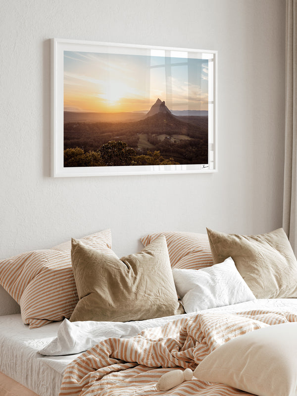 Glass House Mountains 02 - Wall Art Print