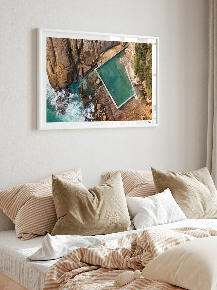 Whale Beach Rock Pool 02 - Northern Beaches Wall Art Print