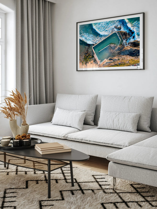 South Curl Curl Pool 01 - Wall Art Print