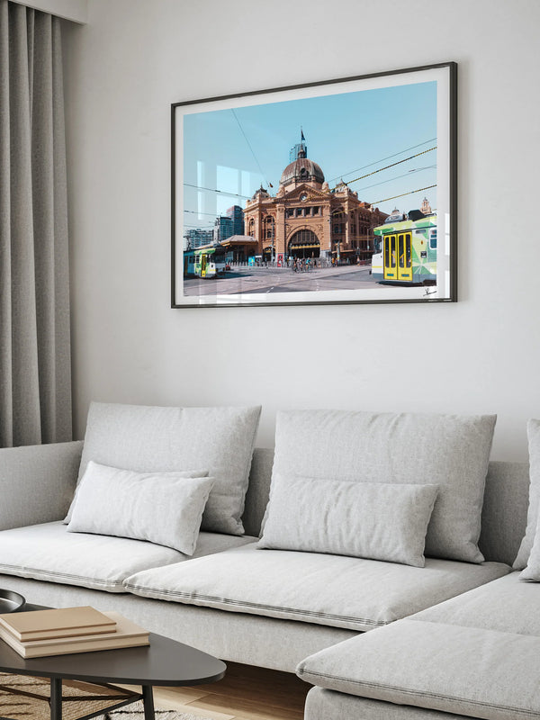 Flinders Street Station (day time) - Wall Art Print